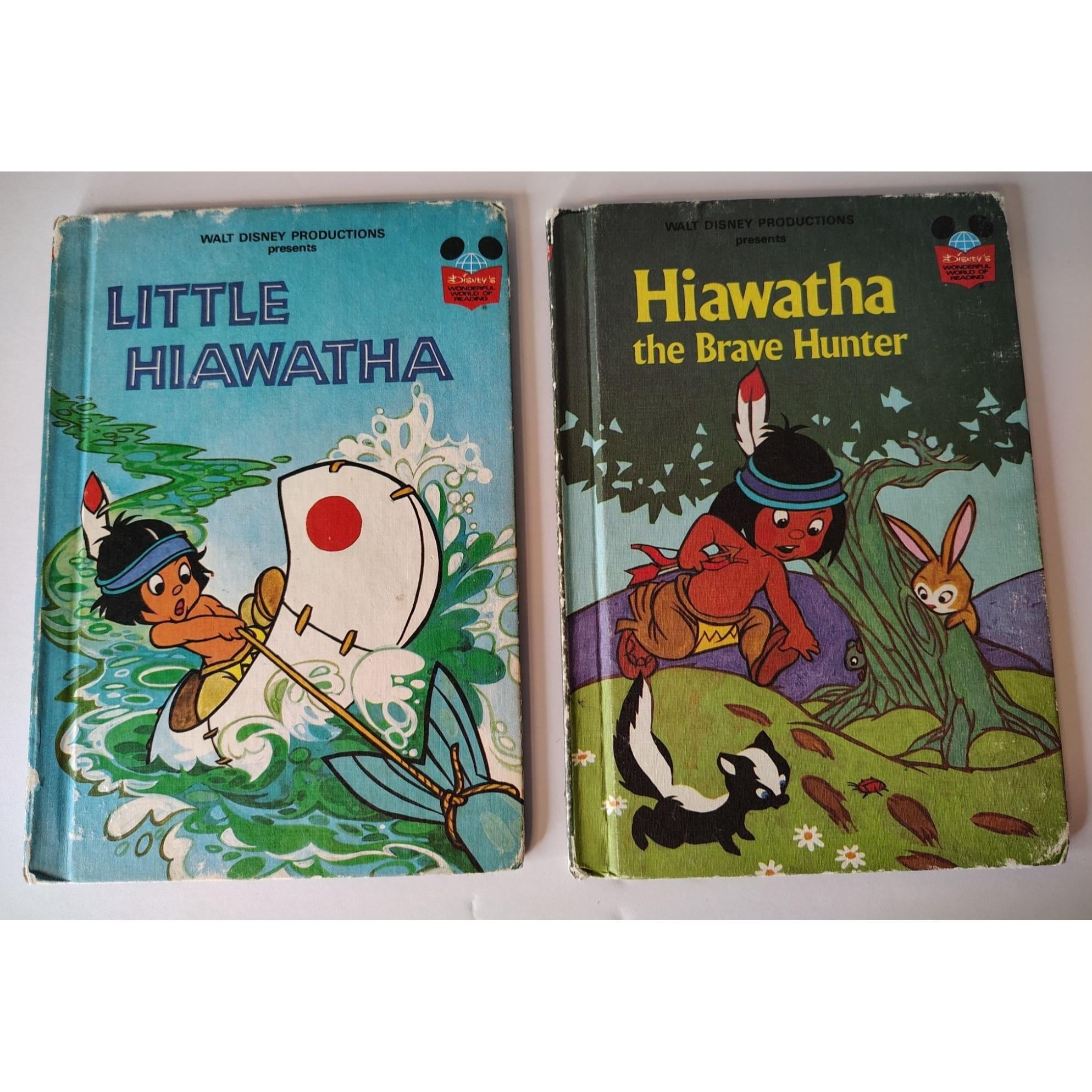 Vintage Walt Disney Little Hiawatha & Hiawatha the Brave Hunter