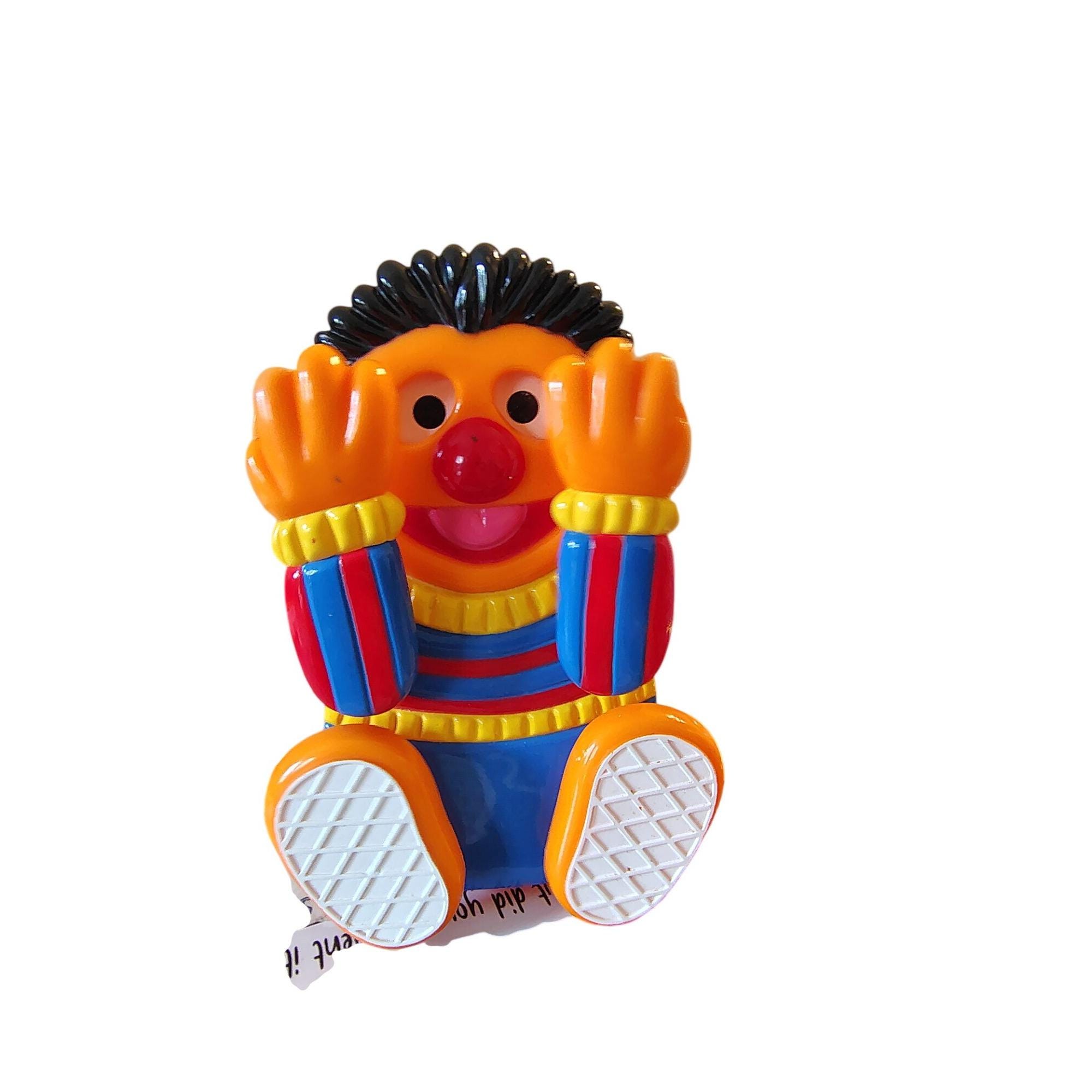 Tyco Jim Henson Sesame Street Ernie Peek A Boo Musical Wind up Toy