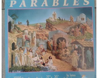 Rompecabezas nuevo de James Christensen, "Parábolas" (1000 piezas), 27" x 20".