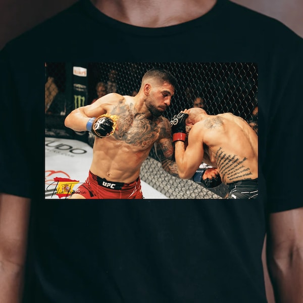 Ilia Topuria - Unisex Heavy Cotton Tee - UFC Champion - Good Quality - Clean Look