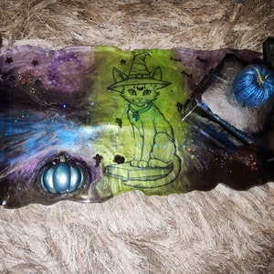 Mystical Magic Kitty Tray with handles and box