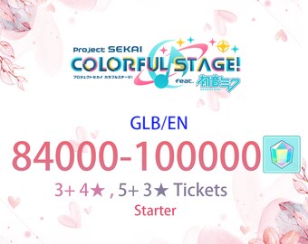 EN 84-100K + 3x4* Starter PJSK Colorful Stage Digital Png