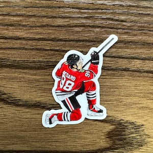 Connor Bedard Sticker, Chicago Blackhawks, Chicago Blackhawks-stickers, Chicago Stickers, Blackhawks-stickers, NHL