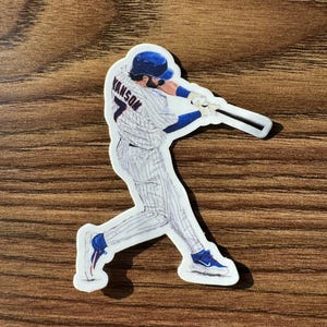 Adesivo Dansby Swanson, Chicago Cubs, adesivi Chicago Cubs, adesivi Chicago, adesivi Cubs, MLB, adesivi MLB