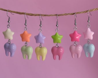 Superstar Teeth Earrings