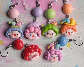 Highly Misunderstood Clowns earrings