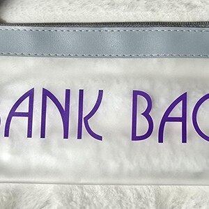 Bank Bag, money bag, zip pouch, deposit bag, zip deposit bag, zipper cash pouch