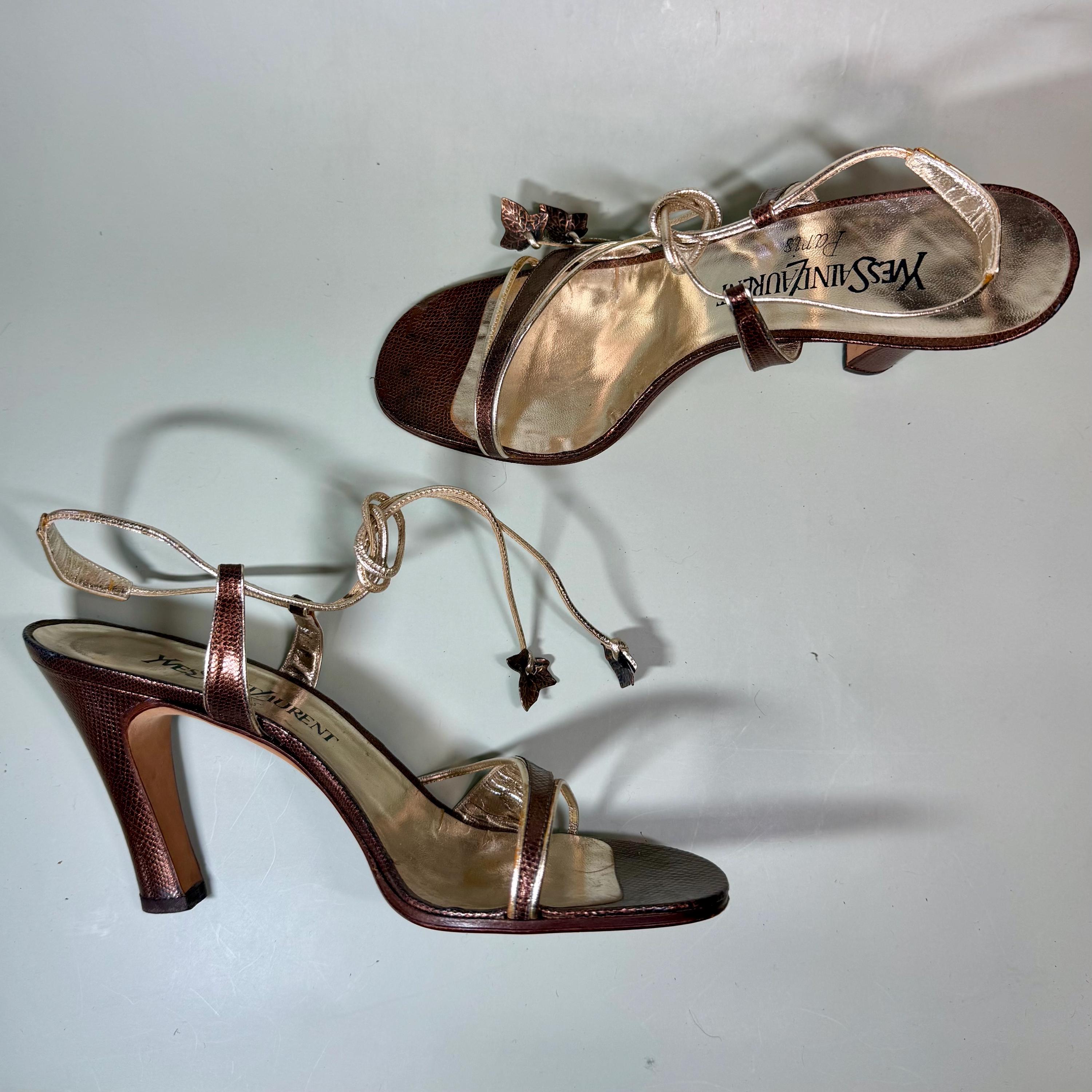 Vintage Ysl Sandals - Etsy