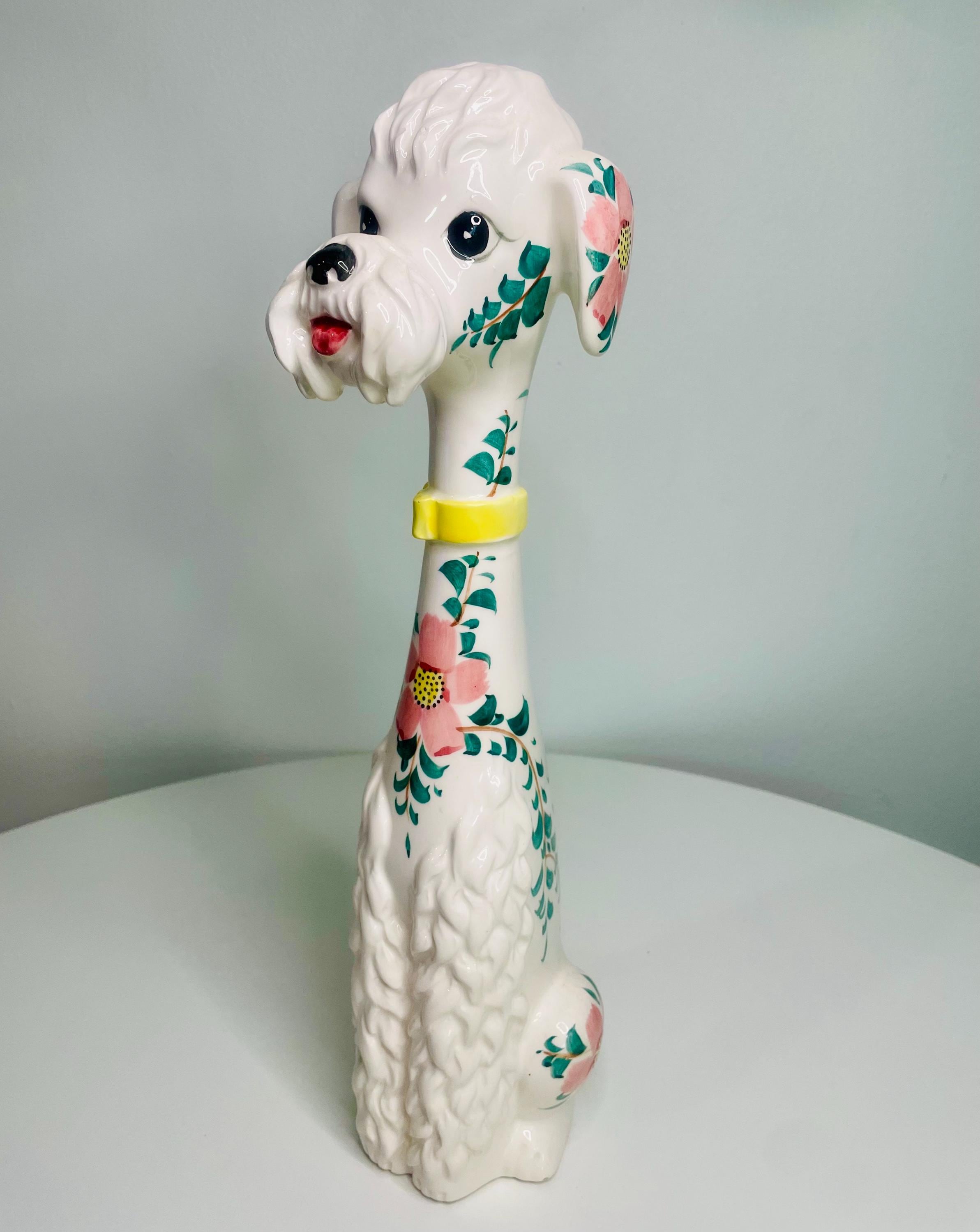 Lefton Pink Poodle - Etsy