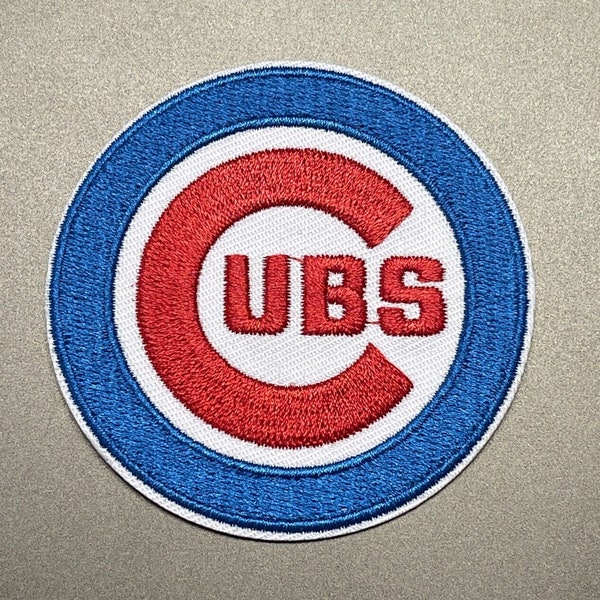 Chicago Cubs Vintage Embroidered Iron 2.75x2.75 Inch