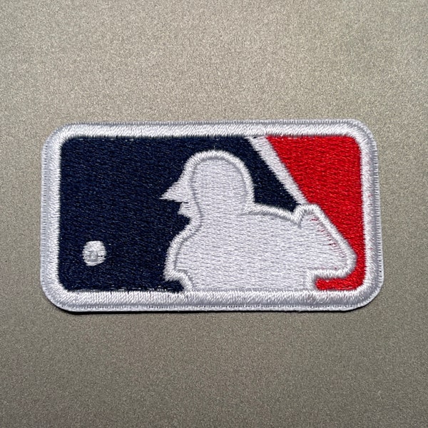 MLB Baseball Logo Patch Embroidered Iron 1.5x2.5 Inch