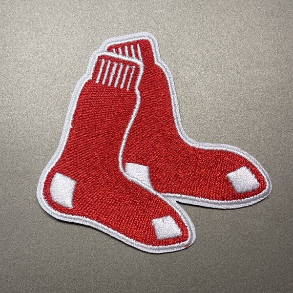 Toppa ricamata in ferro ricamato dei Boston Red Sox 2,75x2,85 pollici