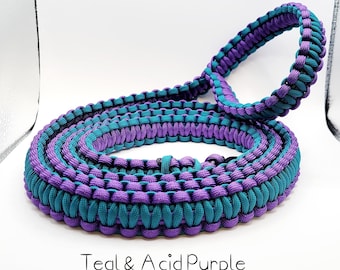 4' Paracord Single Braid Dog Leash