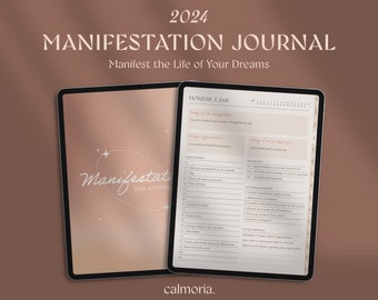 Manifestation Journal | Digital Manifestation Journal | Digital Planner | Daily Planner | 2024 Planner |  iPad Daily Planner | Goodnotes