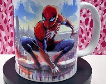 Personalized Spiderman Mug: Custom 11oz Kids Drinkware