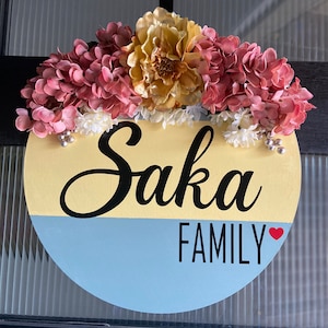 Wooden Round Door Hanger,Customised Door Sign,Welcome Door sign,Door Hanger