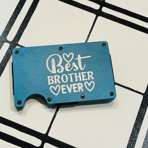Carteras delgadas grabadas, carteras rígidas para hombres, carteras rígidas para hermanos, carteras grabadas personalizadas