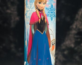 Elsa Stainless Steel Water Tumbler, Personalized Kids Bottle, 16oz/20oz