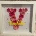 Personalized Paper Flower Initial Shadow Box: Custom Wall Decor - Etsy