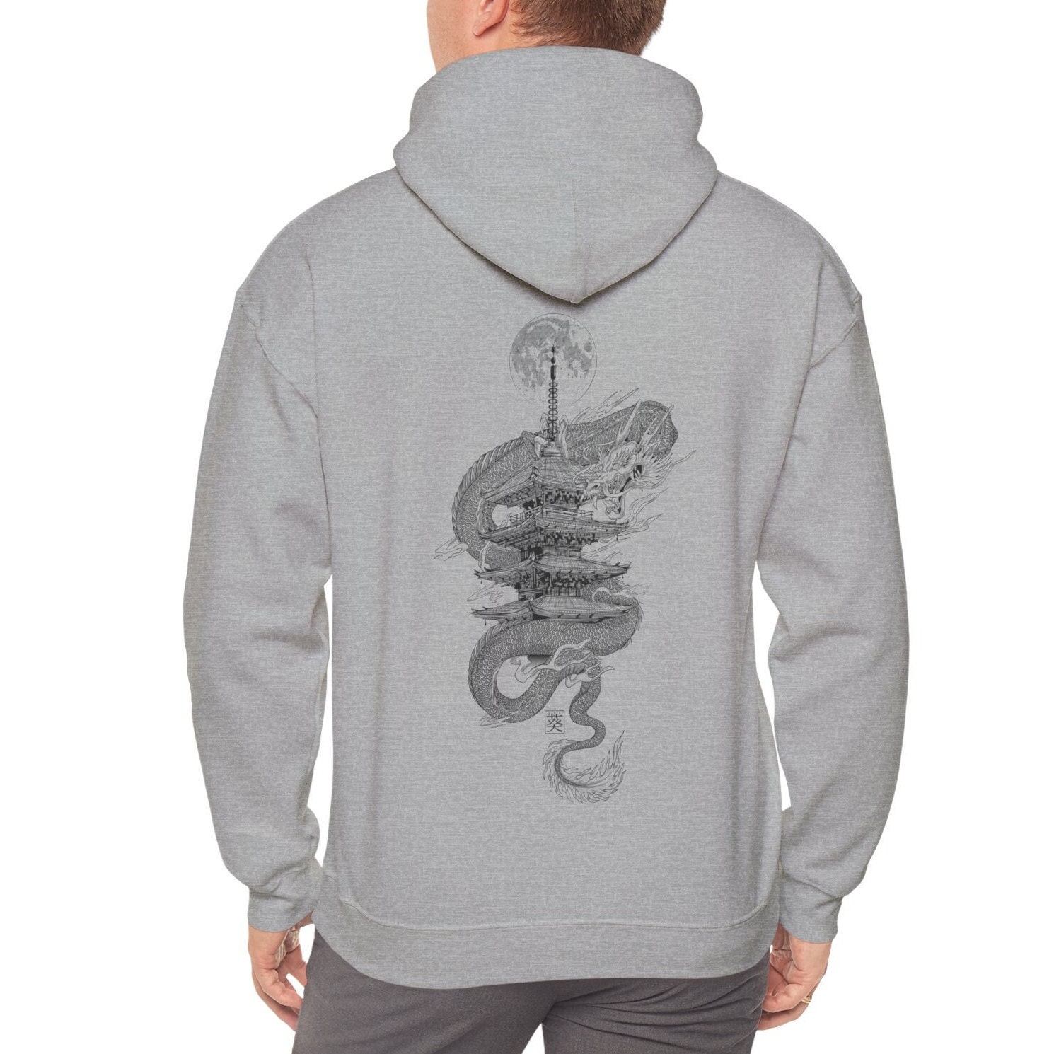 Japanese Dragon Hoodie Japanese Aesthetic Japanese Style Ryu Dragon Anime Style Manga