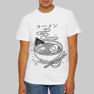 Japanese Ramen T-Shirt: Comfort Colors Manga Style Tee