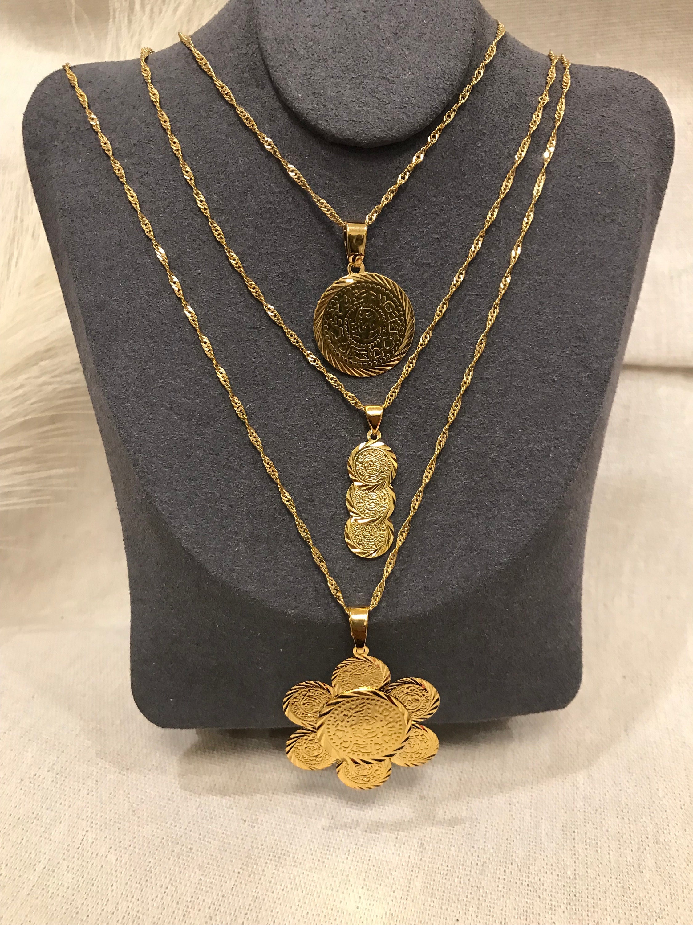 Gold Arab Gold Plated Jewellery Set For Women Necklace, Bracelet, Earrings,  And Ring With Coin Bijoux Classic Middle Eastern Style 201222 From Xue08,  $13.04 | DHgate.Com