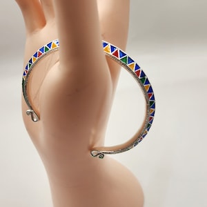 Hmong bangle silver 999.9 solid Handmade