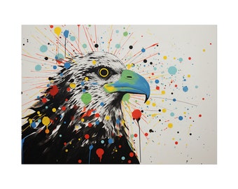 Eagle Art Print, Fine Art, Poster Print, Living Room Art, Bird Art Print