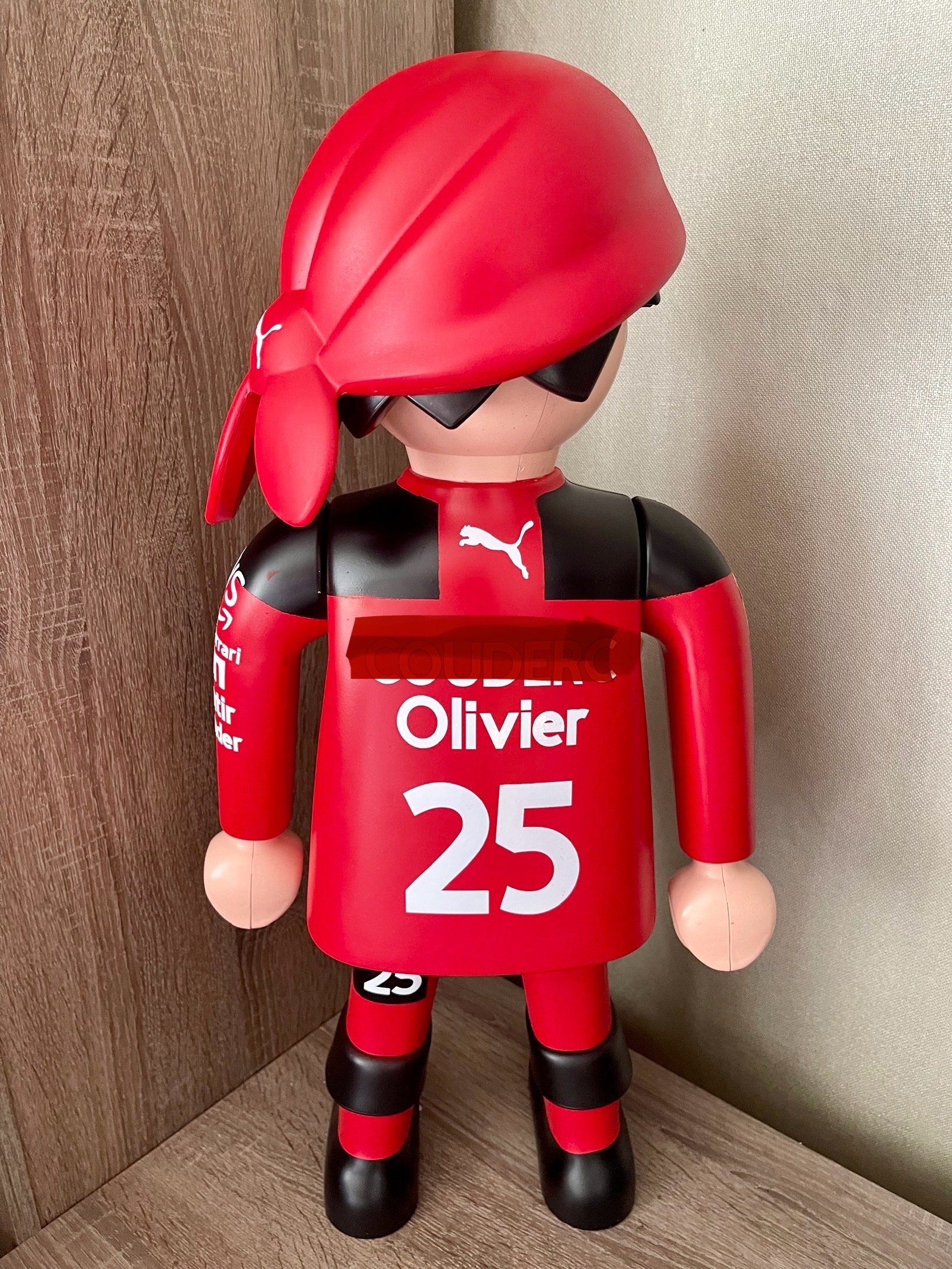 Playmobil XXL Red and Black Formula 1 Driver Figure - Etsy