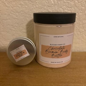 Chocolate Boomin&#39; Body Butter| Natural Body Butter| All skin Types| Nourishing| Body care| Triple Body Butter| handcrafted| gift| self care|
