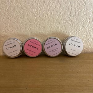 natürlicher Lippenbalsam|handgemacht|Lippenbalsam|Geschenkset|Aroma Lippenbalsam|Aluminiumdose Lippenbalsam|Selbstpflege|Körperpflege|Geschenk unter 5 Jahren
