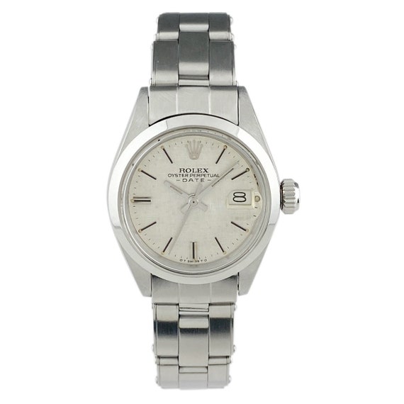 Rolex Oyster Perpetual Date 6916 Watch SS Automat… - image 2