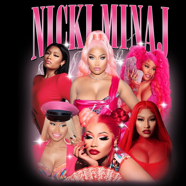 Rapper Music Tour Design Nicki Minaj Png, Digital Download, Png Nicki Minaj