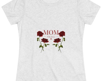 Women's Triblend Tee MOM EST.2023