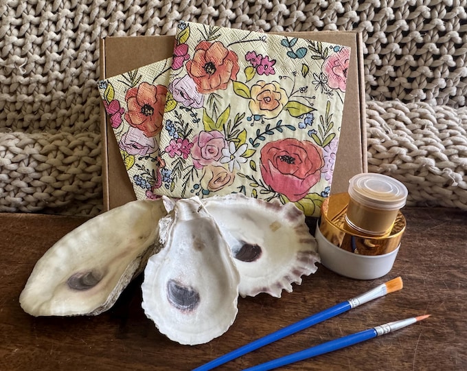 Chic Shells: DIY Decoupage Kits
