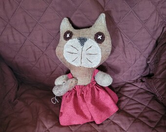 Kiki Kitty primitive doll