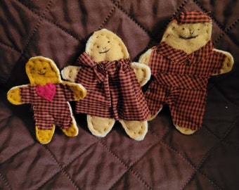 Gingerbread doll family