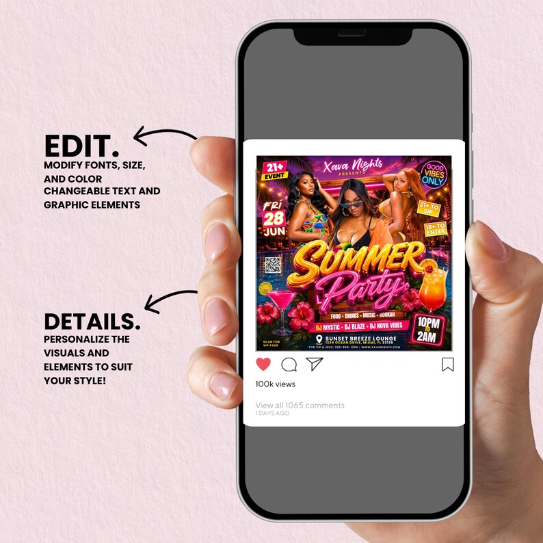 Pool Party Invite Flyer, Wet And Wild Summer Party Flyer, Dj Party Invitation, Club Flyer, Event Flyer, Urban Party Flyer, Editable Canva