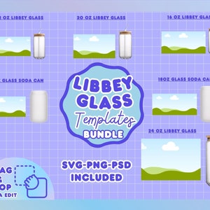 Canva tumbler canva libbey glass canva glass template canva tumbler tumbler template sublimation template tumbler bundle tumbler editable