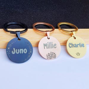 Free Entgraved Dog Tag,Double Side Silent Collar Tag,Custom Collar Tag,Personalized Cat Tag,Cat ID Tag,Dog ID Tag,Dog Name Tag,Pet Name Tag