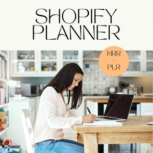 Shopify Planner Master Resell Rights Business Planner Business Organizer Private Label Rights Digitaler Planer Druckbarer Shopify Organizer
