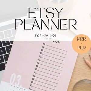 Etsy Planner 2024 Master Resell Rights Private Label Rights Done For You MRR PLR DFY