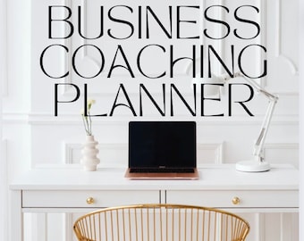 Business Coaching Planner Customizable Template on Canvas Master Resell Rights Private Label Rights