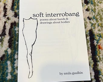 Soft Interrobang, Small Zine, Poetry, Black and White, Art, Abstract