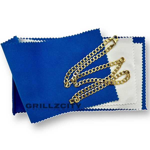 Polijstdoek sieradenreiniger voor Grillz/sieraden Superzachte flanel sieradenpolijstdoek Marineblauwe aanslag verwijderen nieuwe formule