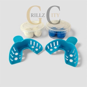 Mold kit for Custom Grillz 10k  14k 18k Gold or 925 Silver / Dental Teeth Impression / 2 Sets for Two Attempts