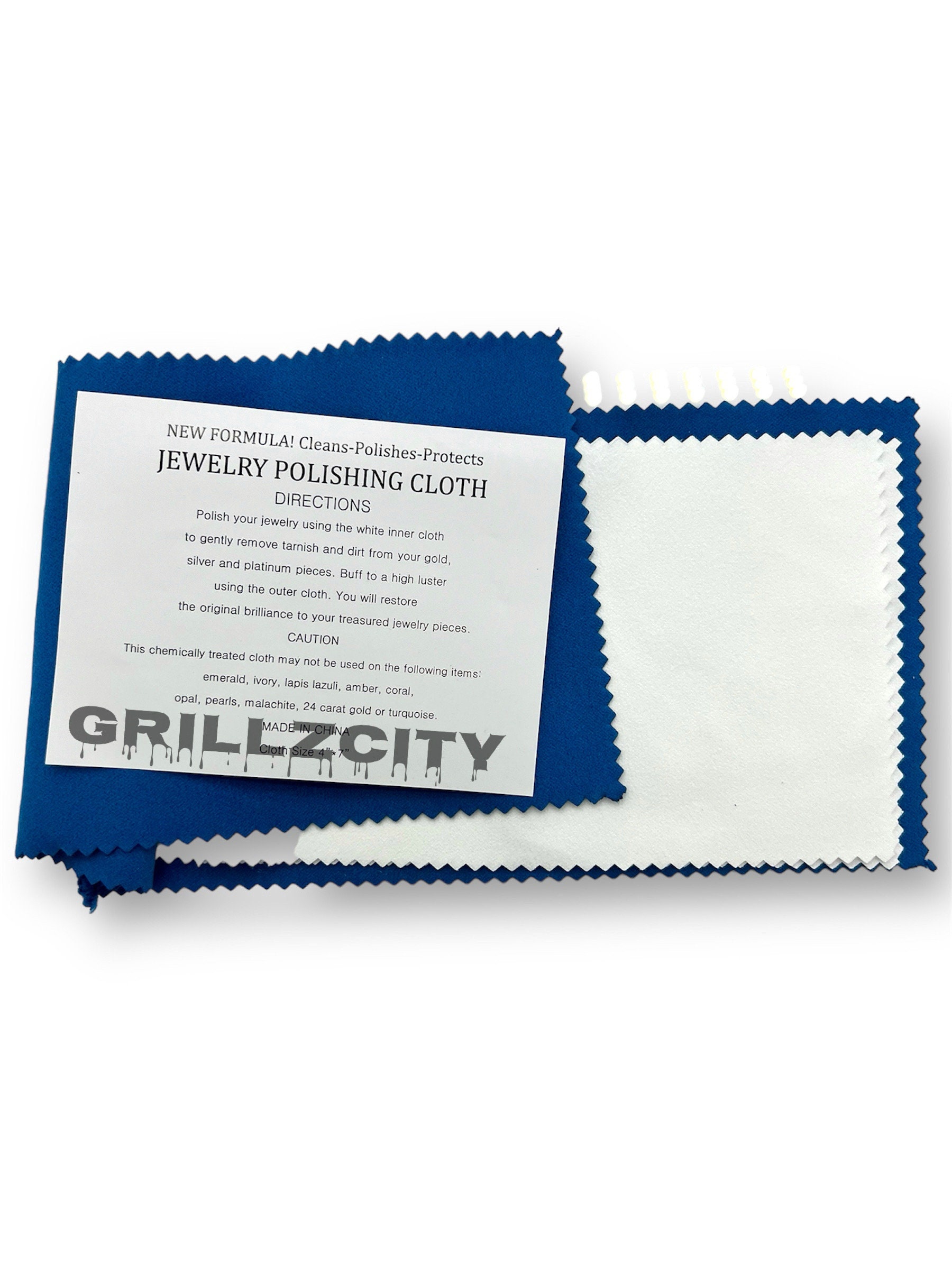 10 Pcs Panno Lucidante Per Gioielli Panni Lucidare La - Foto 7