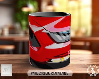 Ford Mustang Shelby GT500 Mug, Car Lover Gift, Petrolhead Present, Dad Birthday Idea, Automotive Wall Art