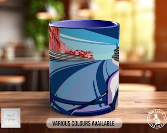Beau Rivage, Monaco F1 (Williams) Mug, Car Lover Gift, Petrolhead Present, Dad Birthday Idea, Automotive Wall Art