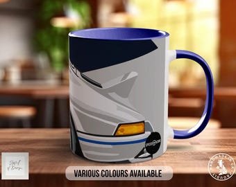 Porsche 911 RS Mug, Car Lover Gift, Petrolhead Present, Dad Birthday Idea, Automotive Wall Art, Bone China Option